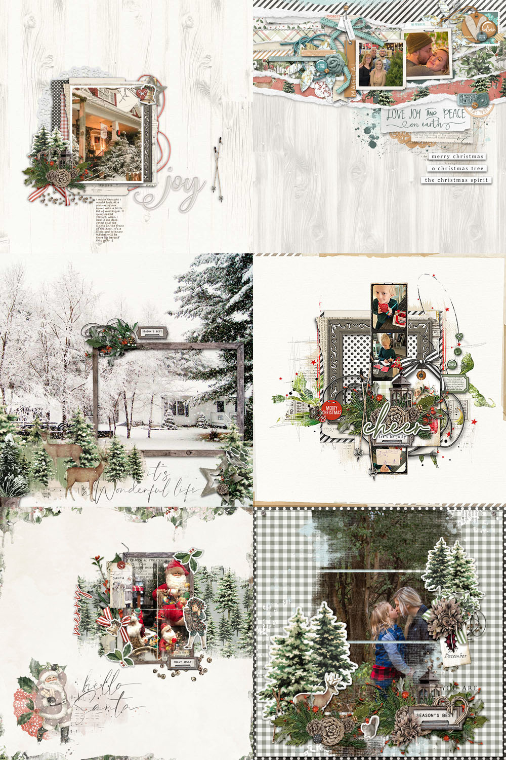 Katie Pertiet Designs Scrapbook layouts