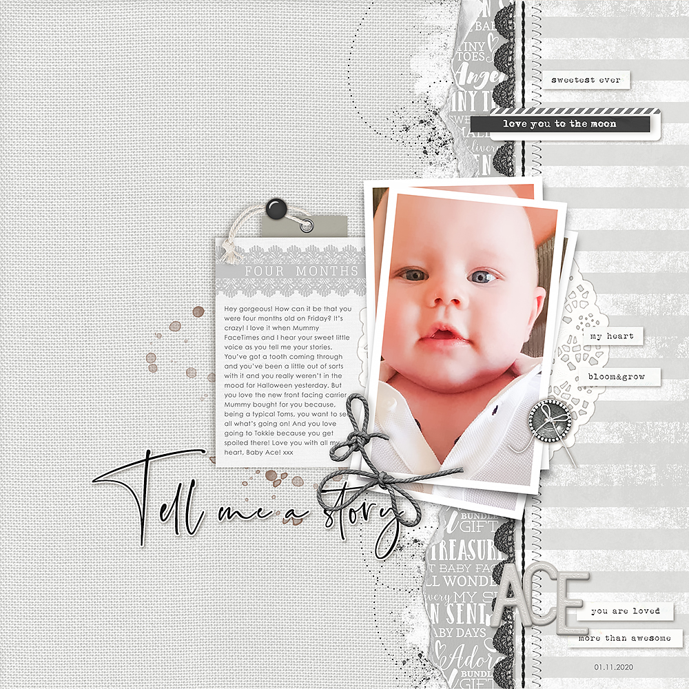 Saturday Scraplift: Split Page Design