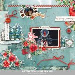 Katie Pertiet Christmas Scrapbook Kit