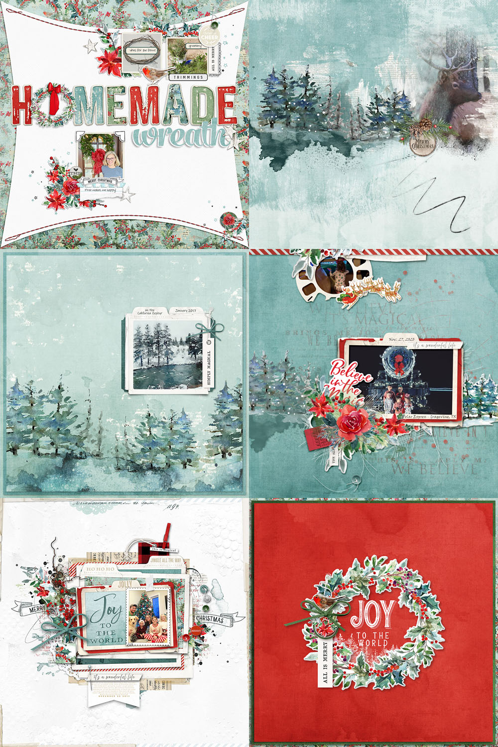 Katie Pertiet Christmas Scrapbook Kit