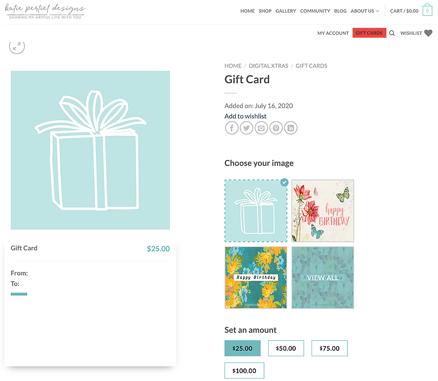 Katie Pertiet Gift Cards