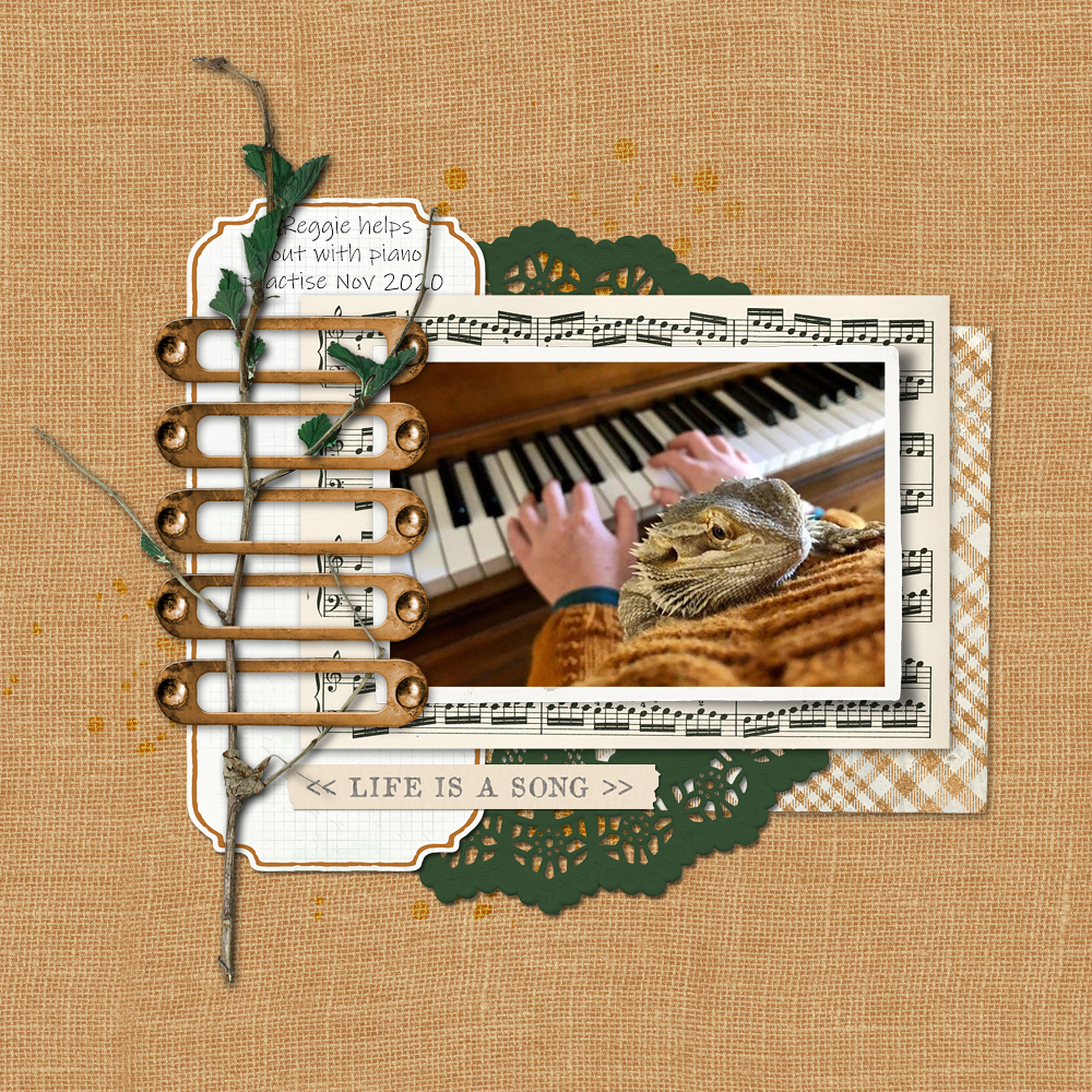 Get Inspired Scrapbook Challenge: Bookplates