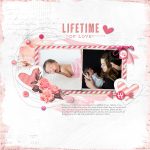 Welcome Newborn Scrapbook Page