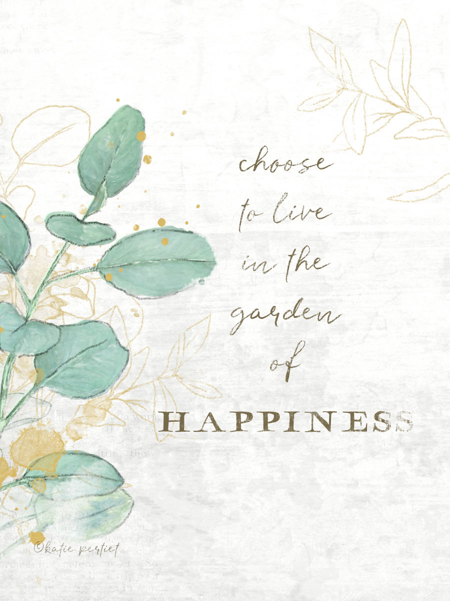 Garden of Happiness Pocket Card