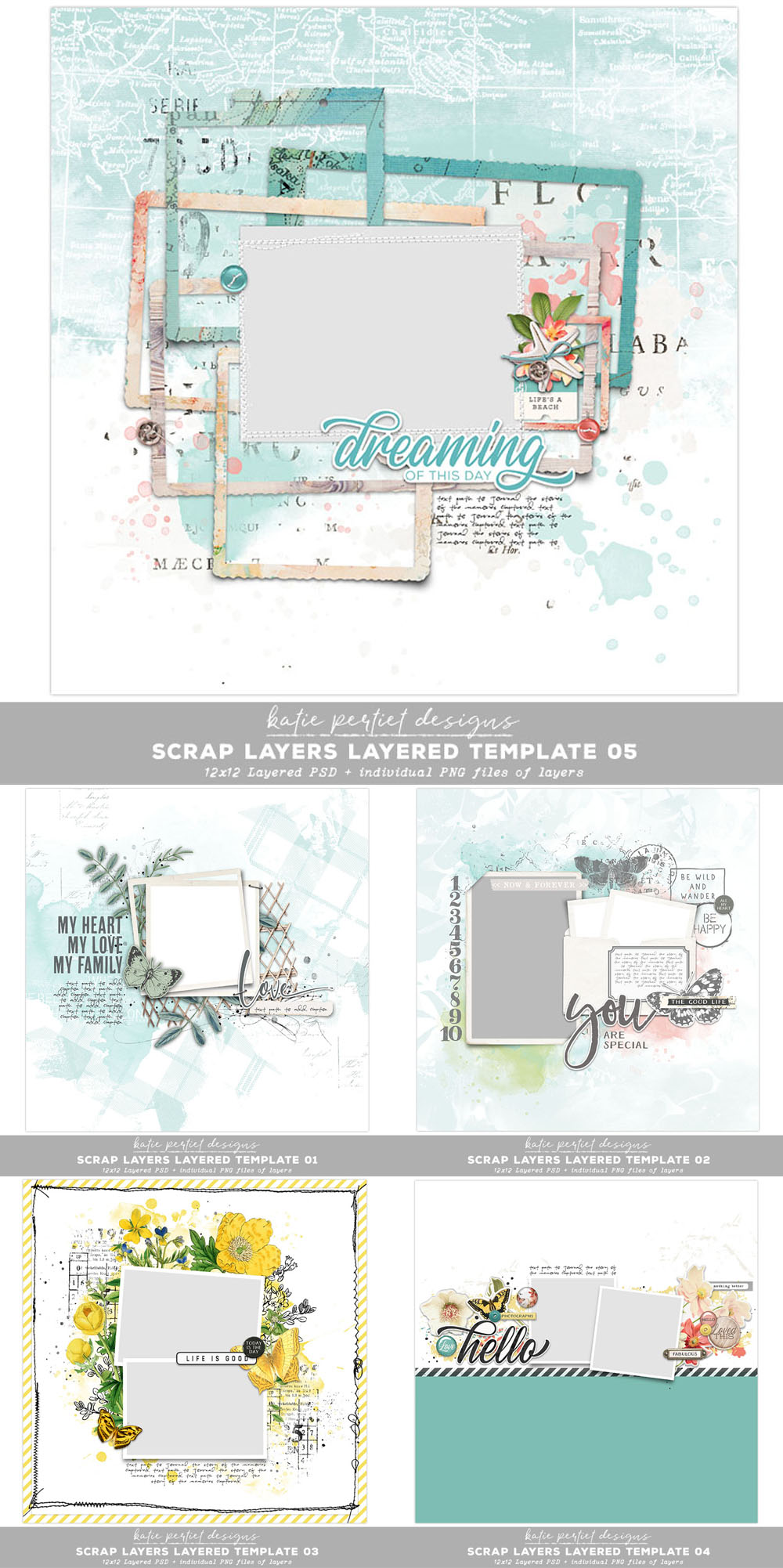 Katie Pertiet Designs Digital Scrapbooking