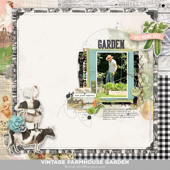 Vintage Farmhouse Garden Digital Collection