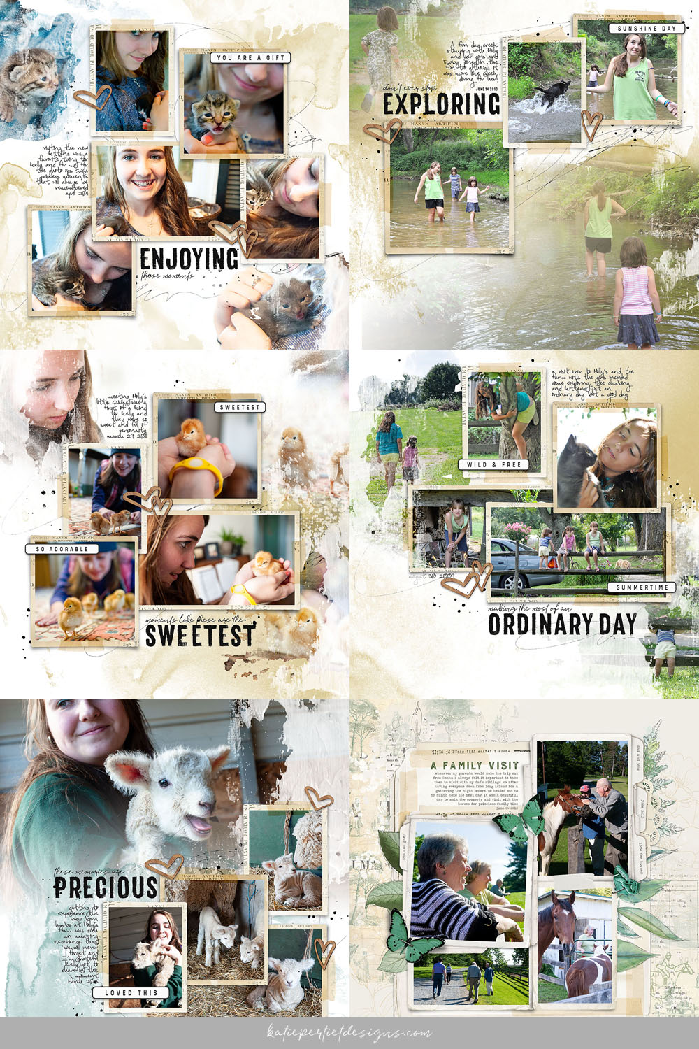 Katie Pertiet Designs Digital Scrapbooking