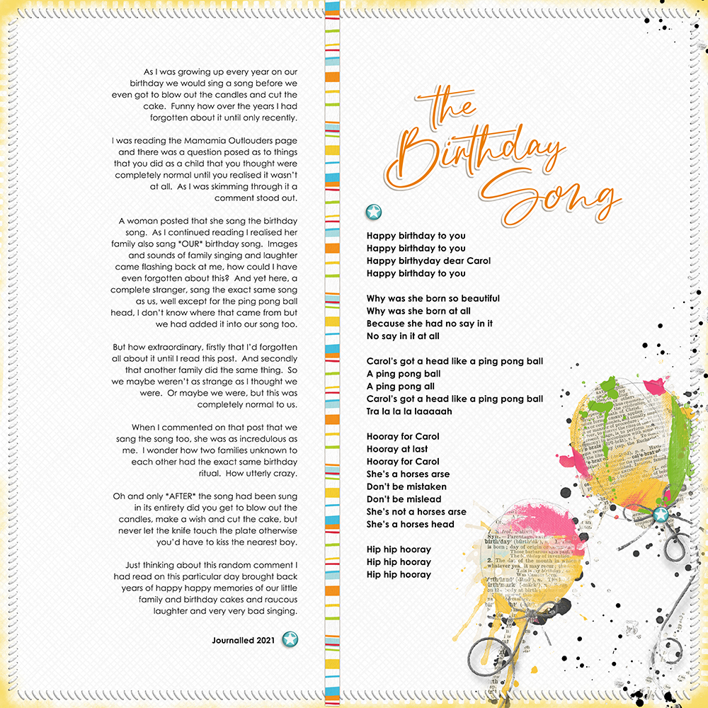 Story Scrapbook Challenge, Katie Pertiet Designs