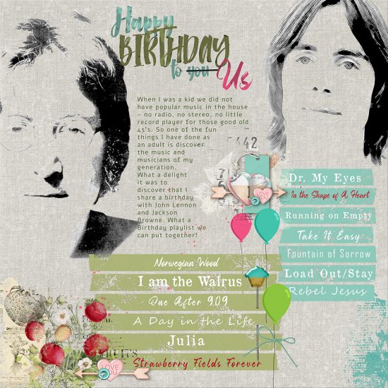 Story Scrapbook Challenge : All About Birthdays