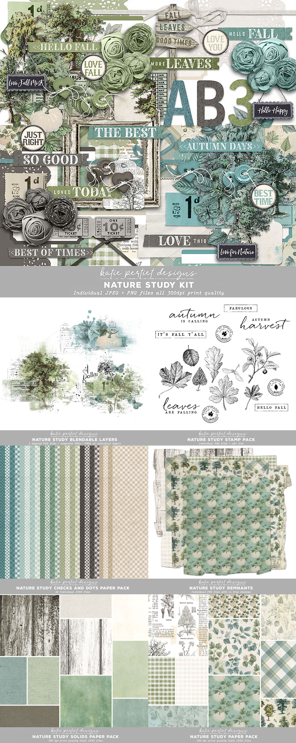 Katie Pertiet Designs Digital Scrapbooking