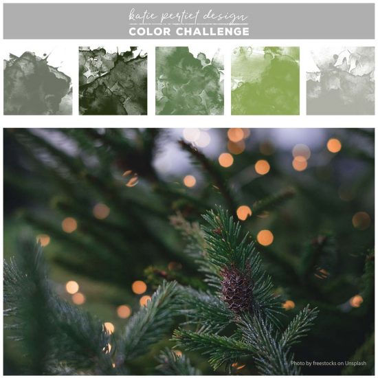 December Color Challenge: Holiday Greens