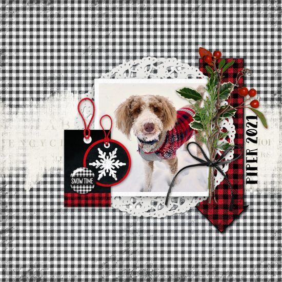 Get Inspired Scrapbooking Challenge: Buffalo Plaid