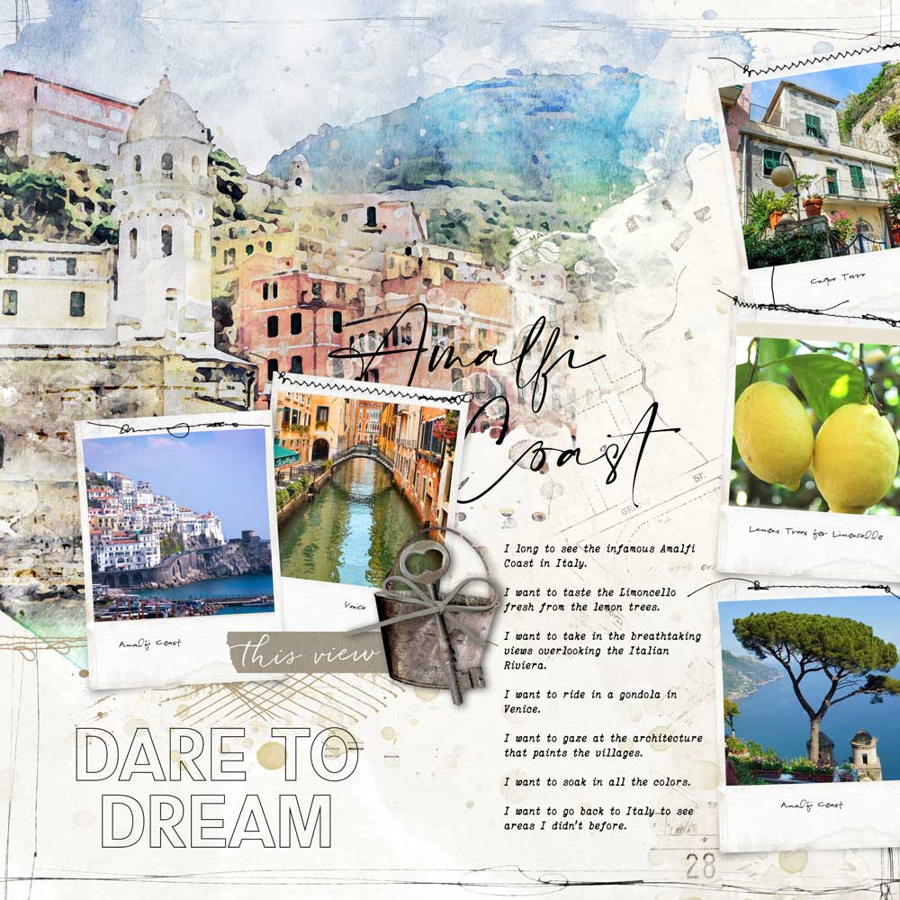 Story Scrapbook Challenge, Katie Pertiet Designs