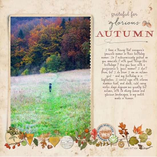 Story Scrapbook Challenge – Seasons