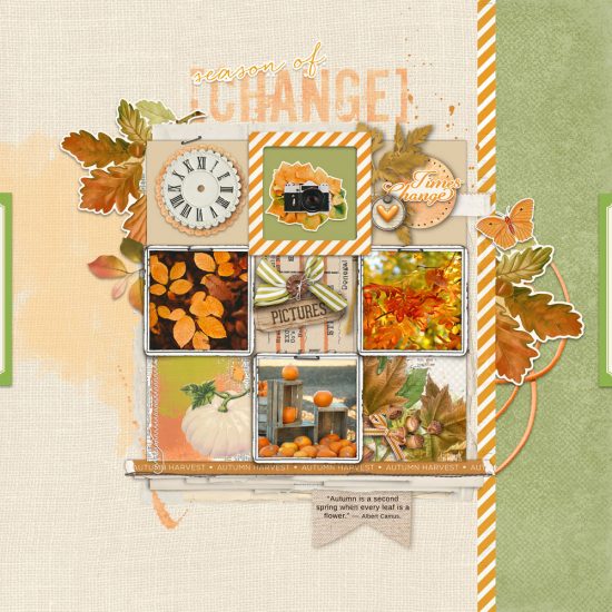 Change-A Template MashUp Scrapbook Challenge