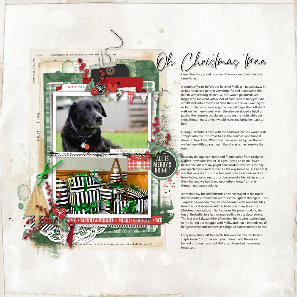 Story Scrapbook Challenge - Christmas