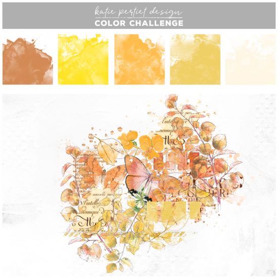 August Color Challenge: Mellow Yellow