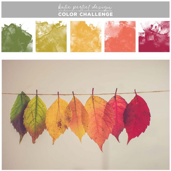 September Color Challenge: Fall brights