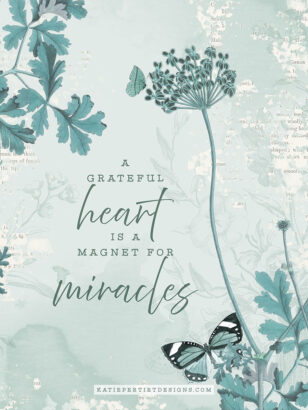 Katie Pertiet Gratitude Quote Card