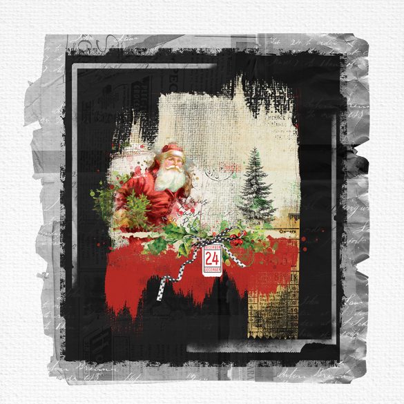 Let’s Blend Challenge Artsy Layered Collage Katie Pertiet Designs