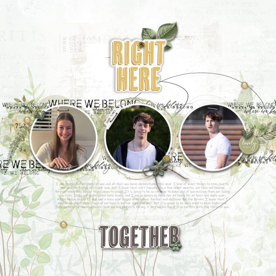 Template Mashup: Circles and Lush Greenery