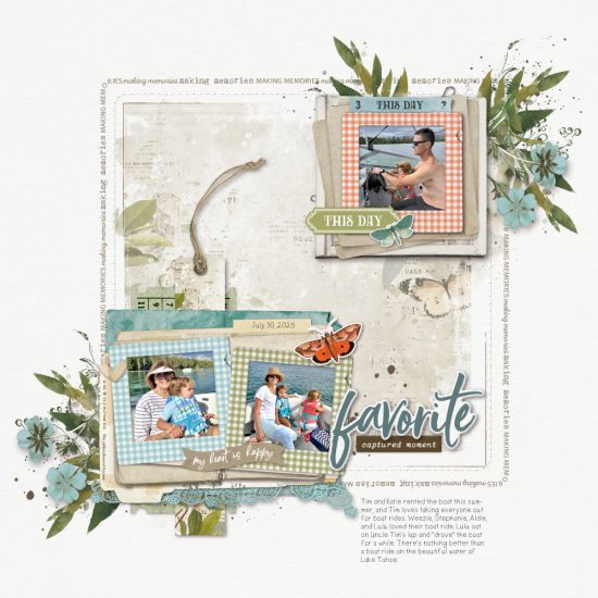 Saturday Scraplift Challenge: Block and Frame