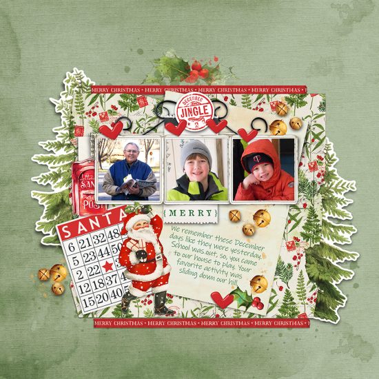 Here Comes Santa Claus Template Mashup Challenge