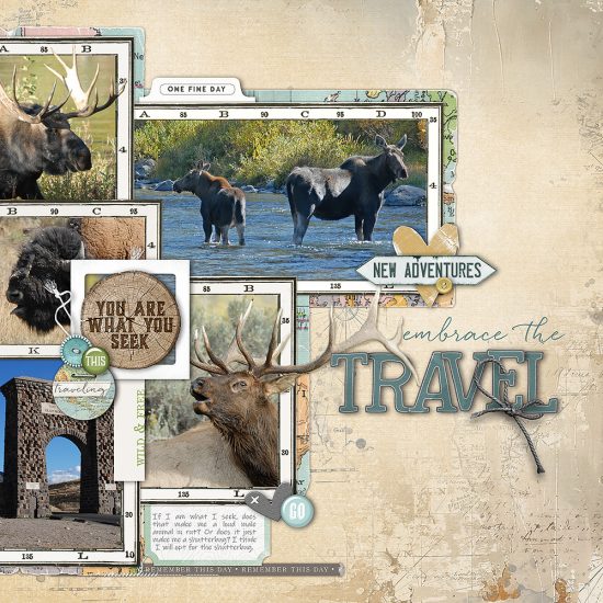 2nd FEBRUARY TEMPLATE MASHUP: LET’S TRAVEL!