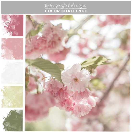 Color Challenge May: Cherry blossom pink