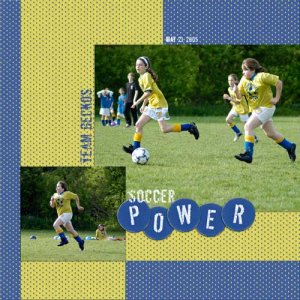 < soccer power >