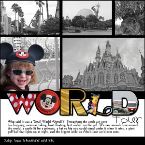 World Tour (Disney Style!)