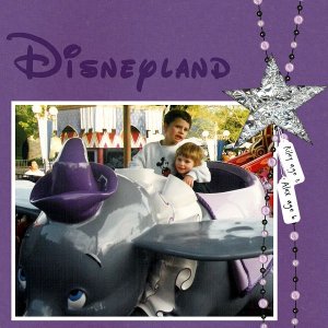 Dumbo at Disneyland 2000