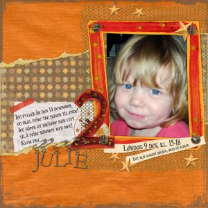 Julie's birthdayinvitation