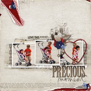 Love This Precious Moment - Scrapbook Story Challenge