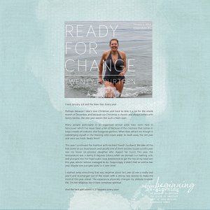 The Story Scrapbook Challenge - Ready for Change