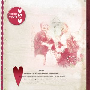 The Story Scrapbook Challenge - Mom and her sister