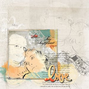 The story scrapbook challenge - Love Story