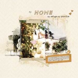 The Story Scrapbook Challenge - my Home