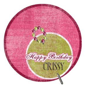Happy Birthday Crissy!