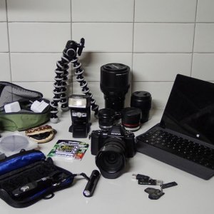 So what fits in my camera bag?