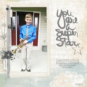 You Are A Super Star-Layers and Brushwork