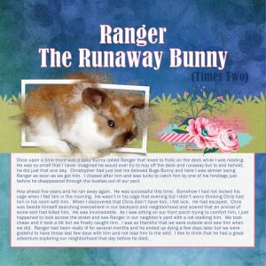 Journaling Challenge-Runaway Bunny