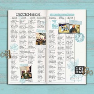 Artsy Challenge-Week 51 Journaling