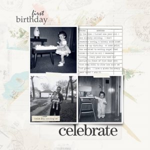 Art Journal Challenge-First Birthday