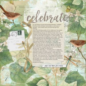Art Journal - Memorable Birthday