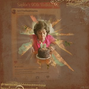 Art Journal Challenge_January_90th Bday