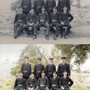 Colorizing old photos