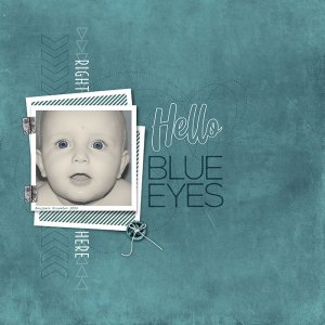 SSL (monochromatic,white space) "Hello Blue eyes"