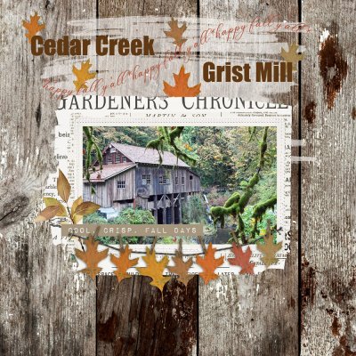 iTunes Challenge-Cedar Creek Grist Mill