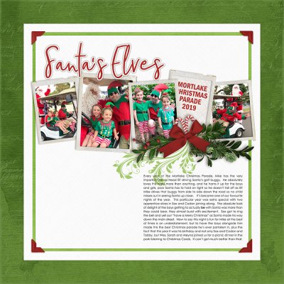 Story scrapbook challenge - a tradition